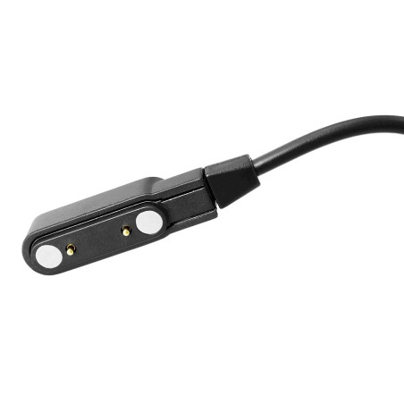 VELTORI Charging Cable for Smartwatch VT120 VT200 7.6 mm VTK3 / black