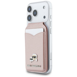 Karl Lagerfeld MagSafe Mirror Cardslot Wallet Pink