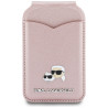 Karl Lagerfeld MagSafe Mirror Cardslot Wallet Pink