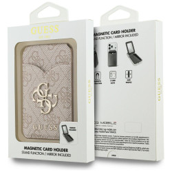 Guess MagSafe Cardslot with Stand and Mirror 4G Pink
