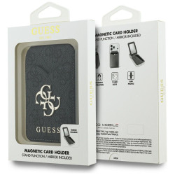 Guess MagSafe Cardslot with Stand and Mirror 4G Black