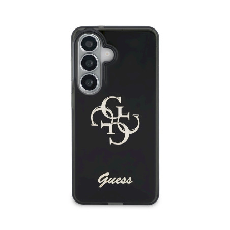 Guess IML 4G Script Metal Logo Case for Samsung Galaxy S26
