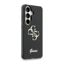Guess IML 4G Script Metal Logo Case for Samsung Galaxy S26