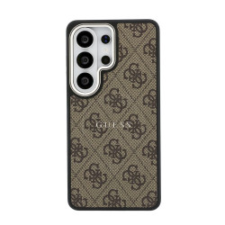 Guess PU Leather 4G Gold Frame Magnetic Case for Samsung Galaxy S26 Ultra