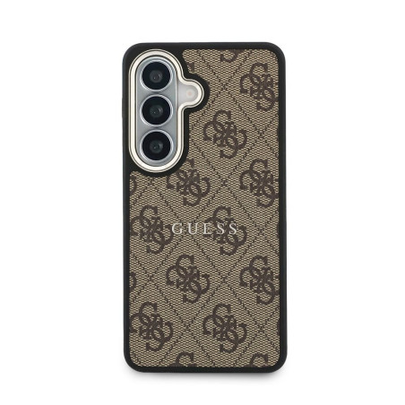 Guess PU Leather 4G Gold Frame Magnetic Case for Samsung Galaxy S26