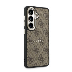 Guess PU Leather 4G Gold Frame Magnetic Case for Samsung Galaxy S26