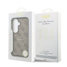 Guess PU Leather 4G Gold Frame Magnetic Case for Samsung Galaxy S26