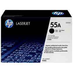 HP 55A Black Original LaserJet Toner Cartridge tonerio kasetė 1 vnt Juoda