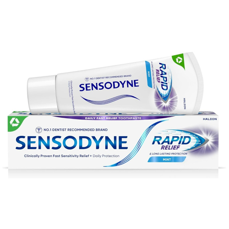 Sensodyne Rapid Relief Toothpaste Cool Mint 75 ml