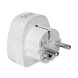 SAVIO AP-02 Travel Adapter UK - EU