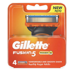 Gillette Fusion5 Power Replacement Razor Blades 4pcs
