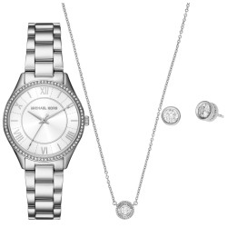 Michael Kors Lauryn MK4851SET Women’s Watch Set: Watch, Earrings & Necklace