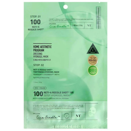 VT COSMETICS Cica Reti-A 2step Sheet Mask 33g