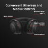 HyperX Cloud Alpha 2 Laisvų rankų įranga Bevielis Su lankeliu Žaidimams Bluetooth Juoda