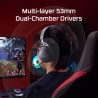HyperX Cloud Alpha 2 Laisvų rankų įranga Bevielis Su lankeliu Žaidimams Bluetooth Juoda