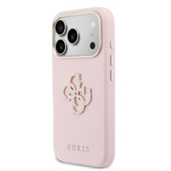 Guess PU Resin Logo Case for Apple iPhone 17 Pro Max