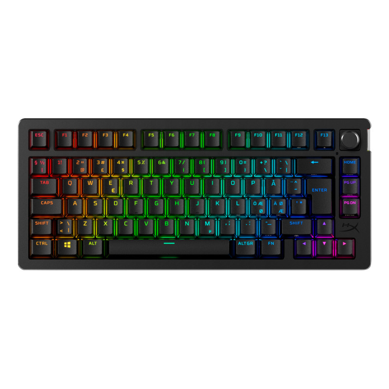 HyperX Alloy Rise 75 Wireless keyboard RF Wireless + Bluetooth Black