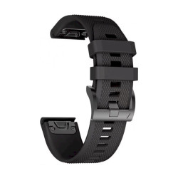 Tech-Protect Smooth Watch Strap for Garmin Fenix 5/6/6 Pro 22mm / black