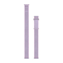Garmin Quick Release ComfortFit Fabric 18mm Watch Strap for Garmin watches / light purple