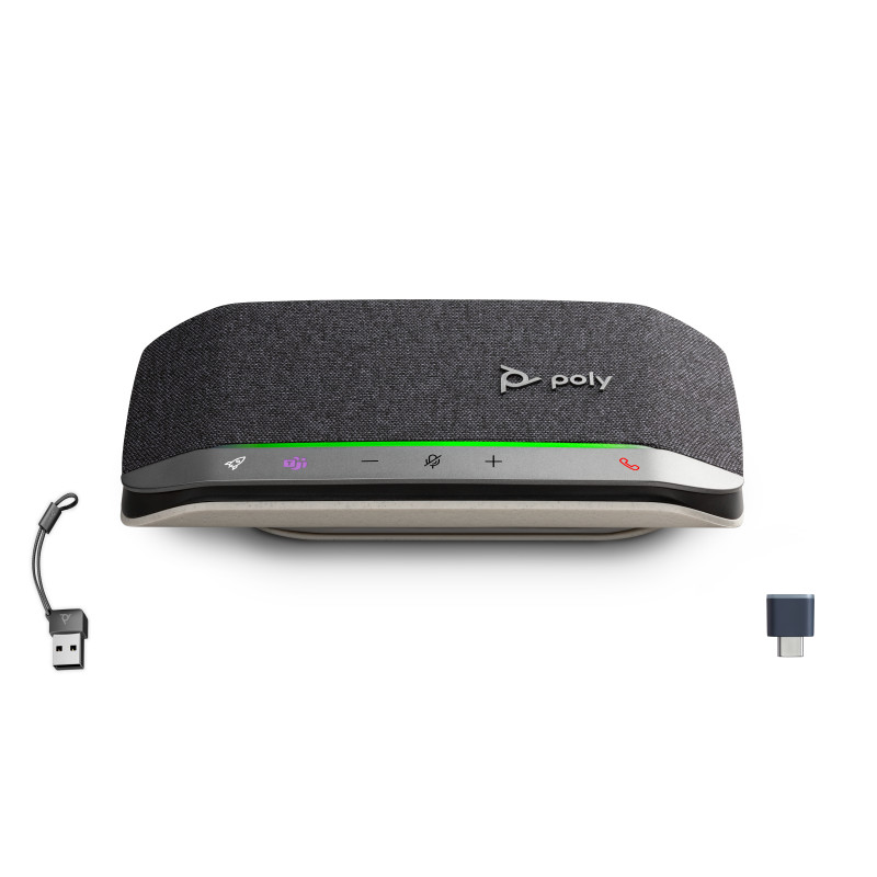 HP Poly Sync 20+M USB-C/A Adapter speakerphone PC Black