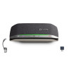 HP Poly Sync 20+M Speakerphone USB-C/A Adapter telefonas su garsiakalbiu PC Juoda