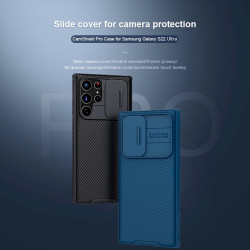 Nillkin CamShield PRO Hard Case for Samsung Galaxy S22 Ultra / black