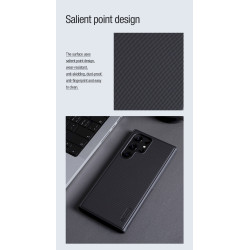 Nillkin Super Frosted PRO Magnetic Back Cover for Samsung Galaxy S23 Ultra / black