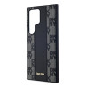 DKNY PU Leather Checkered Pattern MagSafe Case for Samsung Galaxy S24 Ultra / black