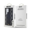 DKNY PU Leather Checkered Pattern MagSafe Case for Samsung Galaxy S24 Ultra / black
