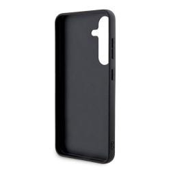 DKNY PU Leather Checkered Pattern and Stripe Case for Samsung Galaxy S24 / black
