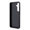 DKNY PU Leather Checkered Pattern and Stripe Case for Samsung Galaxy S24+ / black
