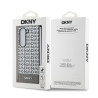 DKNY PU Leather Repeat Pattern Bottom Stripe MagSafe Case for Samsung Galaxy Z Fold 6 / brown