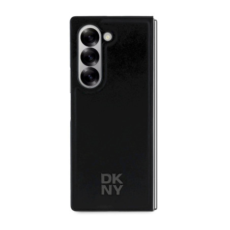 DKNY PU Leather Stack Logo MagSafe Case for Samsung Galaxy Z Fold 6 / black