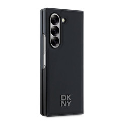 DKNY PU Leather Stack Logo MagSafe Case for Samsung Galaxy Z Fold 6 / black