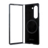 DKNY PU Leather Stack Logo MagSafe Case for Samsung Galaxy Z Fold 6 / black