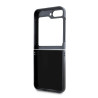 DKNY PU Leather Checkered Pattern and Stripe Case for Samsung Galaxy Z Flip 6/7 FE / black