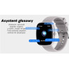 GRAVITY GT18-4 Men's Smartwatch with Silicone Strap + Black Strap / orange