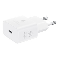 Samsung EP-T2510EWE + EP-DN980BWE USB-C 25W Travel Charger + USB-C Data Cable / white