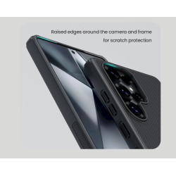 Nillkin Super Frosted PRO Magnetic Back Cover for Samsung Galaxy S25 Ultra / black