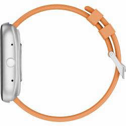 GRAVITY GT18-4 Men's Smartwatch with Silicone Strap + Black Strap / orange
