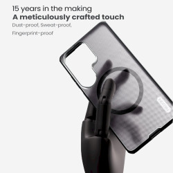 Nillkin Super Frosted PRO Magnetic Back Cover for Samsung Galaxy S26 Ultra / transparent black