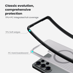 Nillkin Super Frosted PRO Magnetic Back Cover for Samsung Galaxy S26 Ultra / transparent black