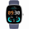 GRAVITY GT18-6 Smartwatch for Men with Silicone Strap + Navy Strap / black