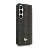 Lacoste PVC Blend Monogram Gold Logo Magnetic Case for Samsung Galaxy S26+ / brown