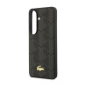 Lacoste PVC Blend Monogram Gold Logo Magnetic Case for Samsung Galaxy S26+ / brown