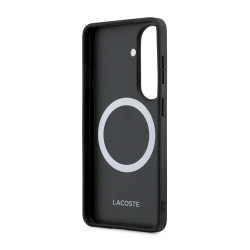Lacoste PVC Blend Monogram Gold Logo Magnetic Case for Samsung Galaxy S26+ / brown
