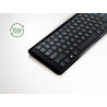 Mousetrapper Type Mini Wireless - Nordic klaviatūra Universalus USB + RF Wireless + Bluetooth QWERTY Šiaurės šalių Juoda