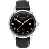 Zeppelin LZ 127 Graf Zeppelin Automatic Men’s Watch 40mm Black Dial Black Leather Strap