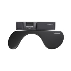 Mousetrapper Armrest - Asymmetric atrama riešui Dirbtinė oda Juoda