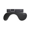 Mousetrapper Armrest - Asymmetric atrama riešui Dirbtinė oda Juoda